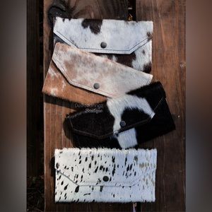 ONLY ONE LEFT! Genuine large cowhide wallets